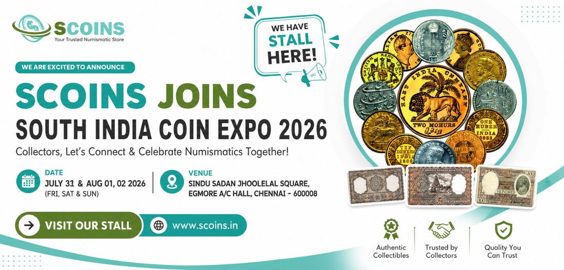Scoins Joins South India Coin Expo 2026 – Visit Our Stall in Chennai