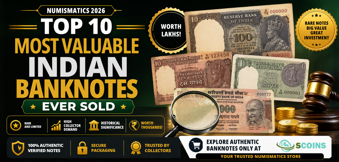 Top 10 Most Valuable Indian Banknotes Ever Sold