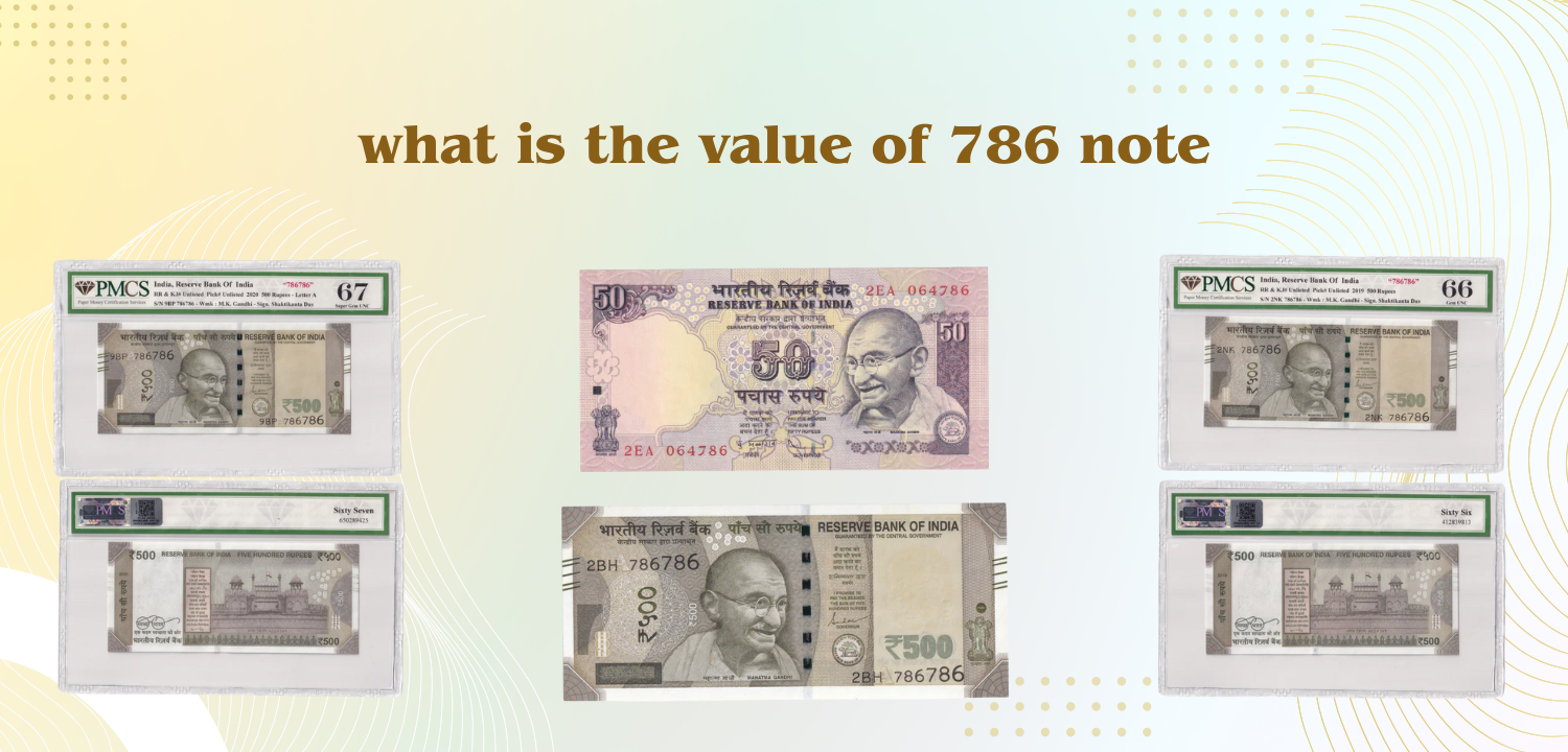Answer 786 What is the Value of 786 Note – SCOINS INDIA