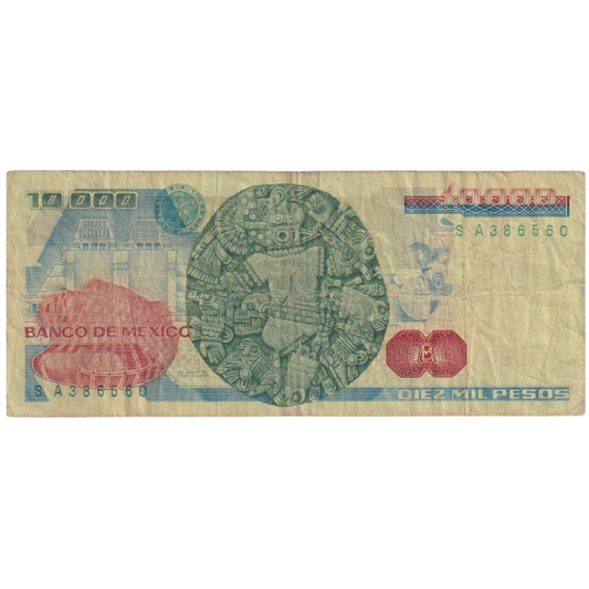 Mexico 1985 10000 Pesos S A386560