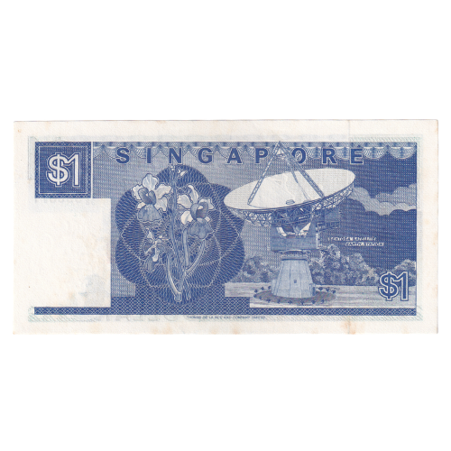 Singapore 1987 1 Dollar VF B/38 598871 Banknote