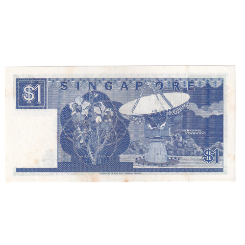 Singapore 1987 1 Dollar VF B/38 598870 Banknote