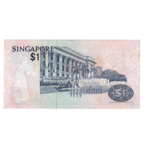 Singapore 1980 1 Dollar VF G/98 353763 Banknote