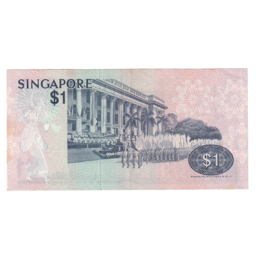 Singapore 1980 1 Dollar VF F/60 492479 Banknote