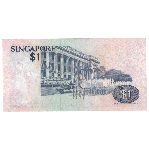 Singapore 1980 1 Dollar VF G/98 353765 Banknote