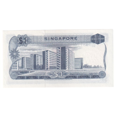 Singapore 1972 1 Dollar VF B/99 098178 Banknote