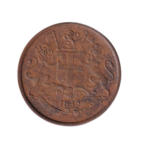 Indian 1835 1/4 Anna BUNC East India Company Coin