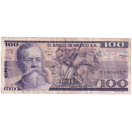 Mexico 1982 100 Pesos T 1004517
