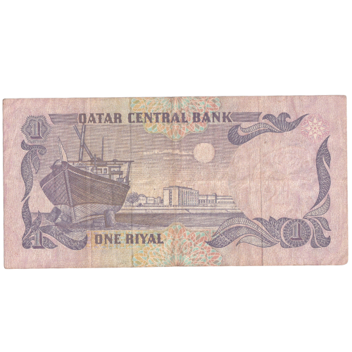 Qatar 1 Riyals AUNC 910950 Banknote