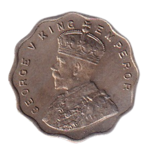 India 1936 1 Anna BUNC George V King Emperor Coin 