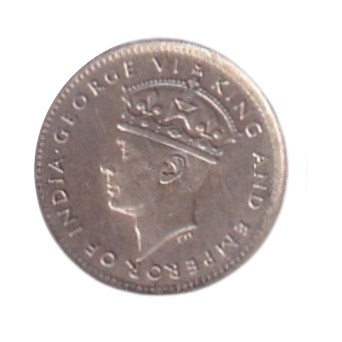 Ceylon 1941 10 Cents BU King George VI Coin