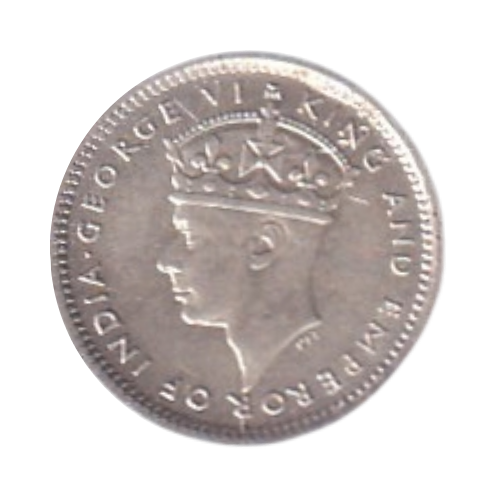Ceylon 1941 10 Cents BU King George VI Coin