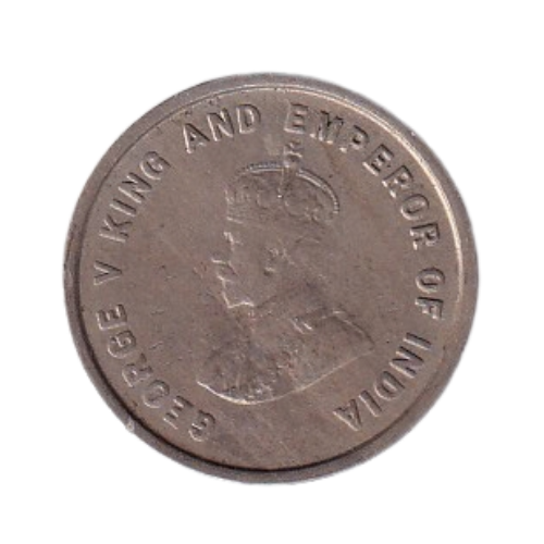 Straits Settlements 1920 5 Cents VG King George V Coin