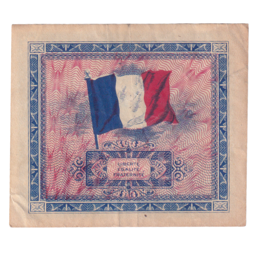 France 1944 2 Francs F 04954276 Banknote 