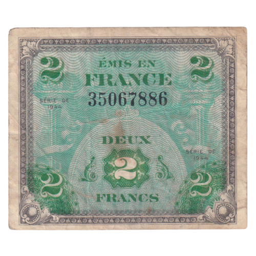 France 1944 2 Francs F 35067886 Banknote