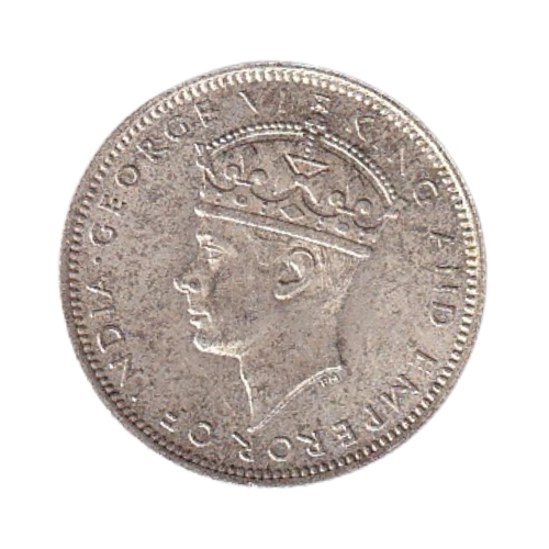 Malaya 1950 20 Cents F King George VI Coin