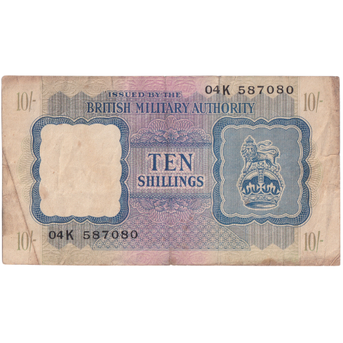 British Military Authority 10 Shillings 04K 587080