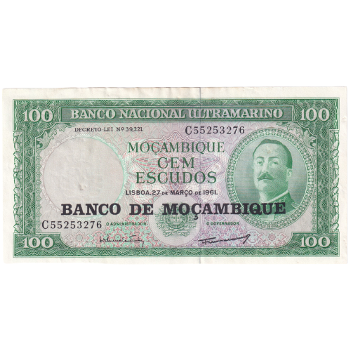 Mozambique 1961 100 Escudos