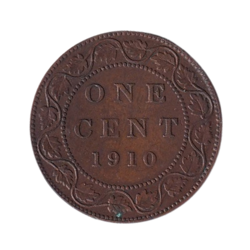 Canada 1910 1 Cent VF King Edward VII Coin