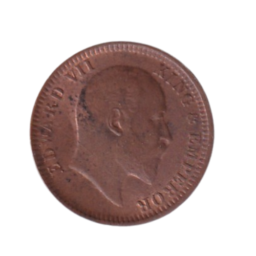 British India 1903 1/4 Anna XF King Edward VII Coin