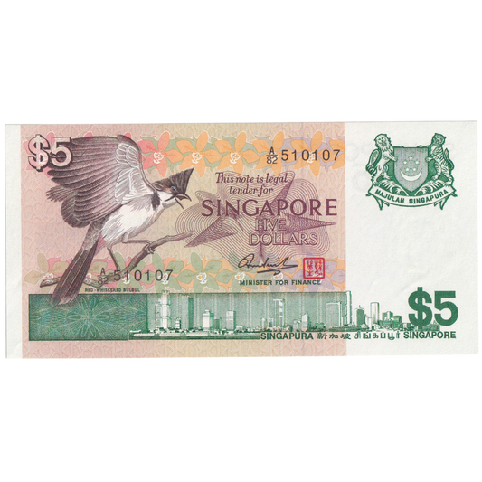 Singapore 5 Dollars 510107