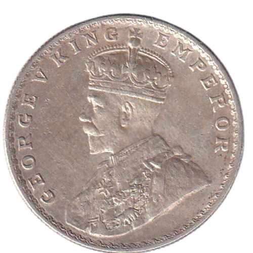India 1917 1 Rupee VF George V King Emperor Coin 