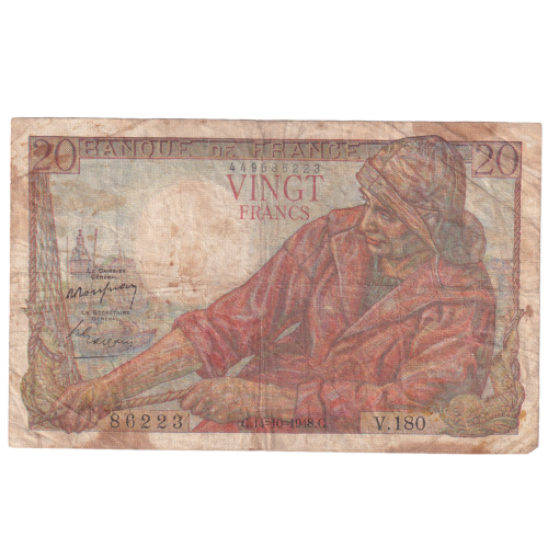 France 1948 20 Francs F 449586223 Banknote 