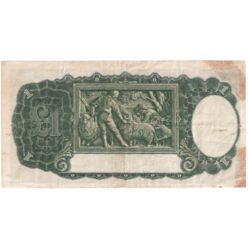 Australia 1 Pound H/77 662356 Rare Old Banknotes