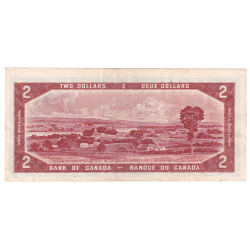 Canada 1954 2 Dollars VF K/B 9743203 Banknote 