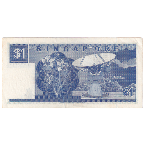 Singapore 1987 1 Dollar VF C/1 969619 Banknote