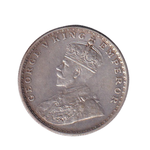 India 1913 1 Rupee F George V King Emperor Coin 