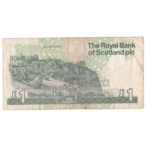 Scotland 2000 1 Pound VF C/87 532997 Banknote
