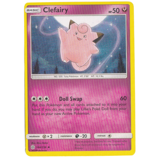 Pokemon Clefairy hp 50 card