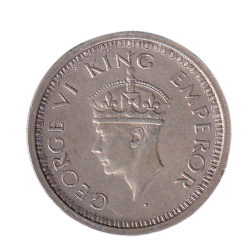 India 1940 1 Rupee VF George VI King Emperor