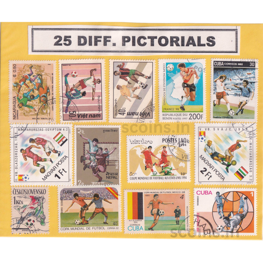 WORLD 25 DIFF PICTORIALS
