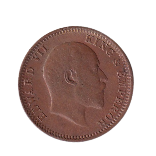 India 1905 1 Quarter Anna F Edward VII King & Emperor Coin 