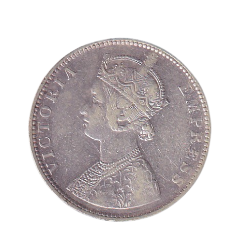 India 1901 1 Rupee VF Victoria Empress Coin 