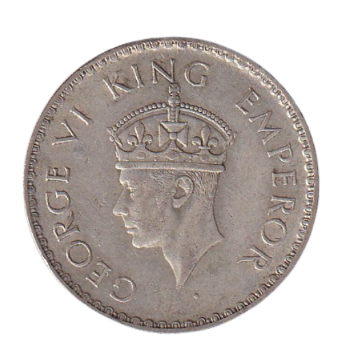 India 1940 1 Rupee F George King Emperor Coin