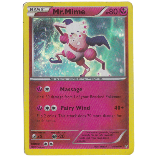 Pokemon Basic mr.mine HP 80 card