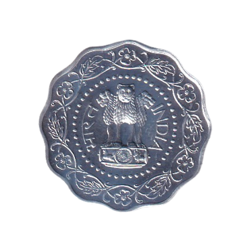 India 1972 10 Paise VF Coin