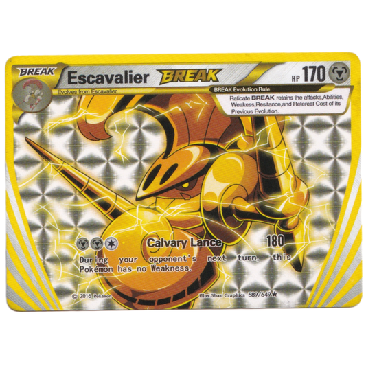 Pokemon Break Escavalier break hp 170 card