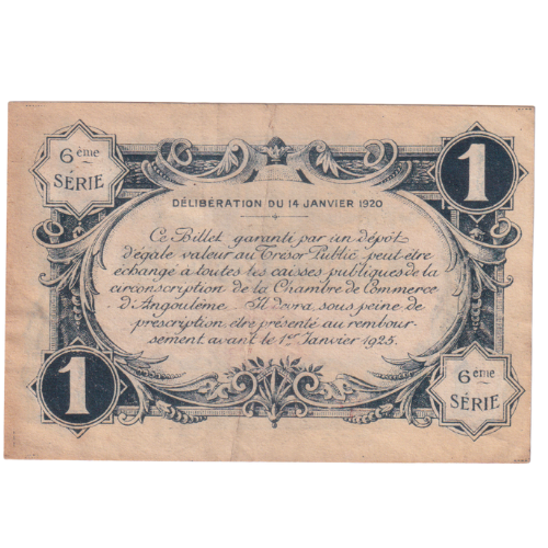 France 1925 1 Franc VF 142,256 Banknote 