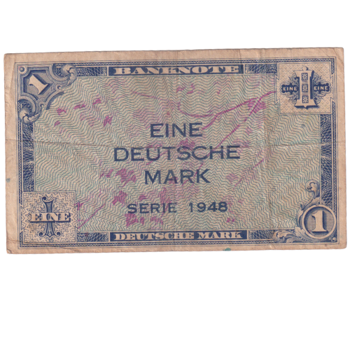Germany 1948 1 Deutsche Mark F Banknote 