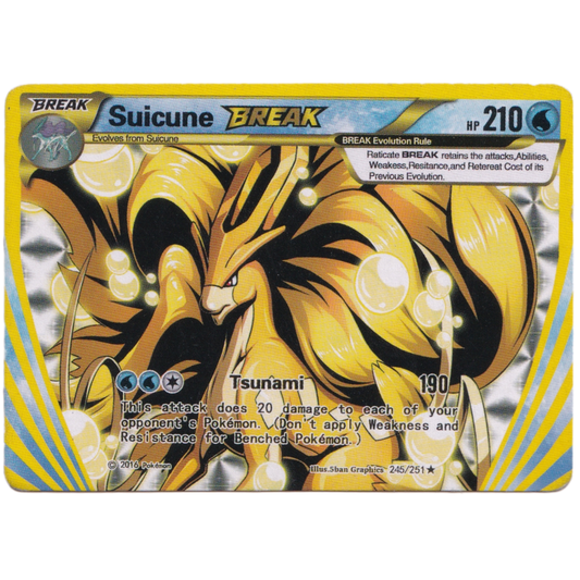 Pokemon Suicune Break hp 210 card