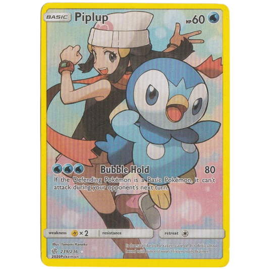 Pokemon Basic piplup hp 60 card