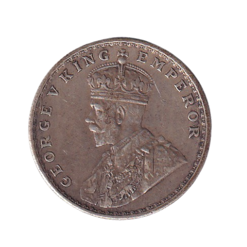 Indian 1917 1 Rupee F Coin