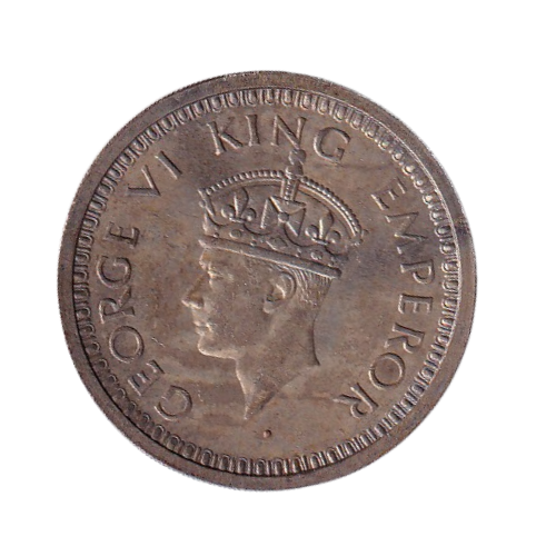 Indian 1945 1 Rupee VF George VI King Emperor Coin