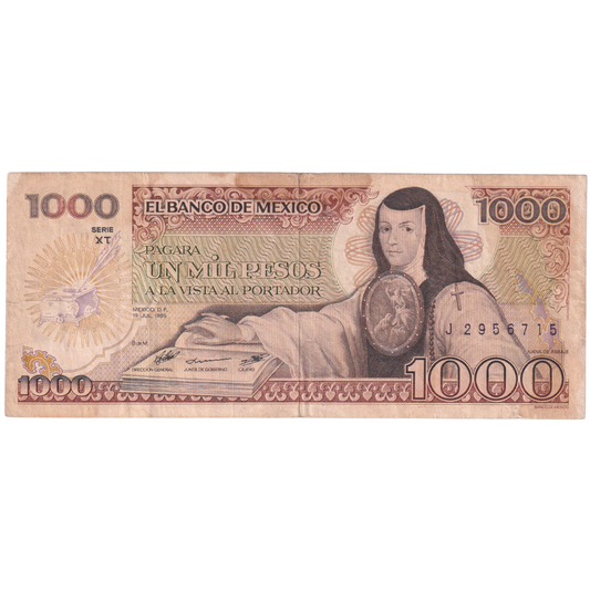 Mexico 1985 1000 Pesos J 2956715