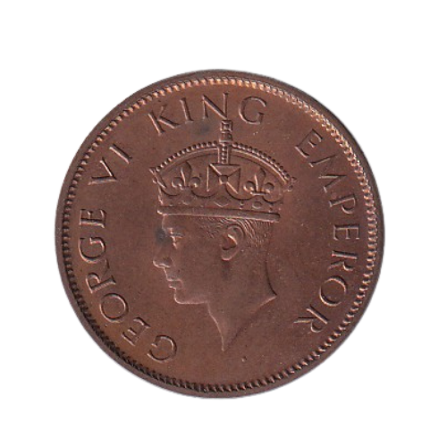 Indian 1941 1/4 Anna VF George VI King Emperor Coin