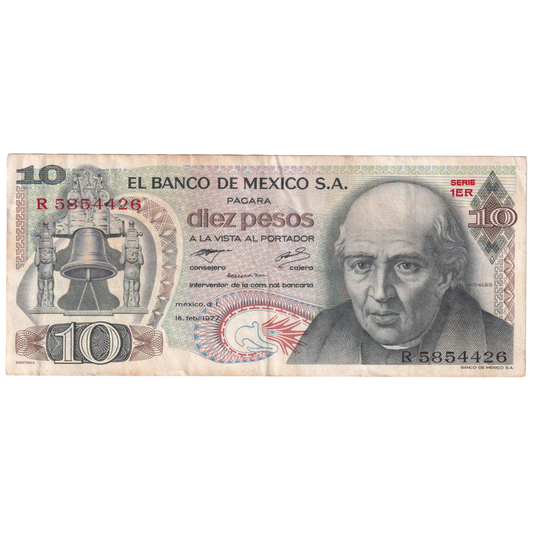 Mexico 1977 10 Pesos R 5854426